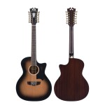 D'Angelico Premier Fulton Grand Auditorium 12-String CE Aged Burst