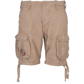 Surplus Kalhoty krátké Airborne Vintage Shorts béžové 7XL