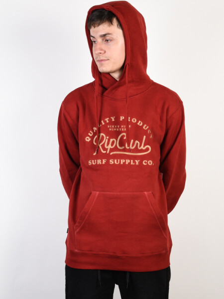 Rip Curl SURF SUPPLY CO. RED pánská mikina XL