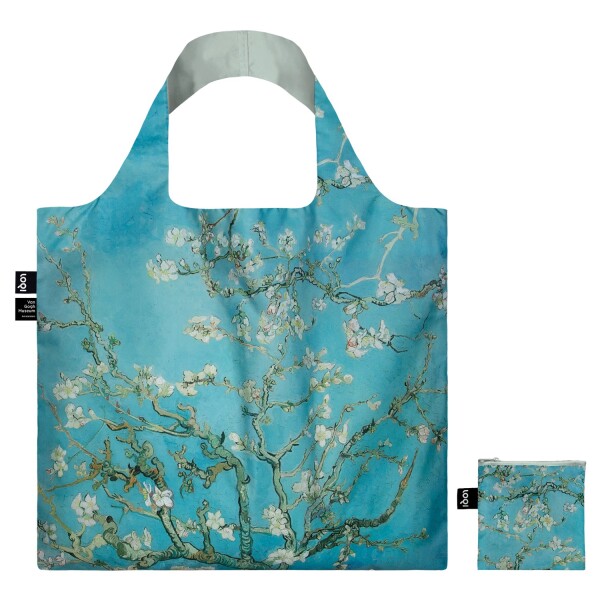Skládací nákupní taška LOQI VAN GOGH MUSEUM Almond Blossom