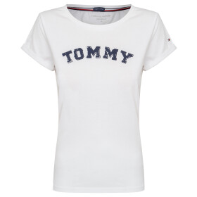 Dámské Tričko s krátkým rukávem UW0UW01315 - Tommy Hilfiger XS