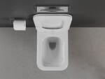 MEXEN - Cube Závěsná WC mísa včetně sedátka s slow-slim, duroplast, bílá 30924000