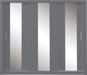 Šatní skříň Duca I 250 Barva korpusu: Antracit, Rozměry: 250 cm