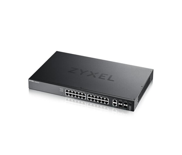 Zyxel XGS2220-30, L3 Access Switch, 24x1G RJ45 2x10mG RJ45, 4x10G SFP+ Uplink, incl. 1 yr NebulaFlex Pro EDF_1010819