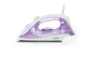 Adler AD 5019 bílo-fialová / Napařovací žehlička / 1600 W / 10 g-min / 100 ml (AD 5019)