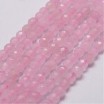 Přírodní růženín - broušený - ∅ 4 mm - 1 ks