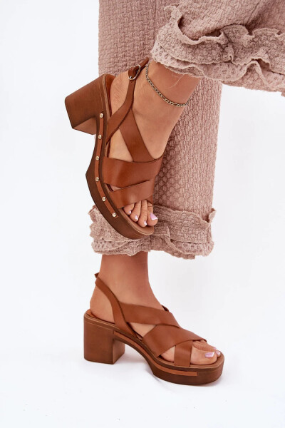 Sandály na podpatku model 214390 Step in style 40