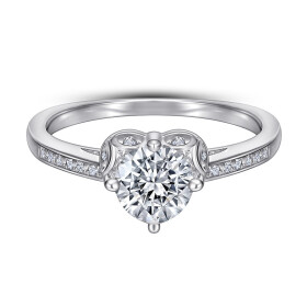 LUNICA Zásnubní stříbrný prstýnek NADĚJE Velikost prstenu: 10 (EU: 62-64) 0603_10