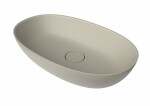 Umyvadlo na desku SAT Aula 60x36 cm béžová mat bez otvoru pro baterii, bez přepadu SATAU6036BE SATAU6036BE