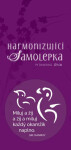 Harmonizující samolepka průhledná "Miluj a žij a žij a miluj každý okamžik naplno." průměr 5 cm - Sri Chinmoy