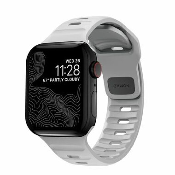 Nomad Sport Strap (M-L) řemínek pro Apple Watch 45 44 42 mm šedá (NM01958185)