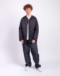 Taion Unisex Military M65 Liner W-Zip Down Jacket BLACK L