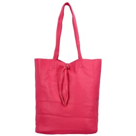 Velká prostorná shopper taška Santee, tmavě růžová