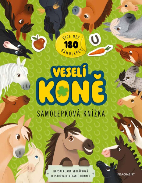 Samolepková knížka – Veselí koně - Jana Sedláčková