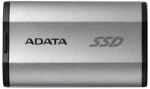ADATA SD810 4TB stříbrná / Externí SSD / USB-C 3.2 Gen 2 / čtení: 2000MBps / zápis: 2000MBps / 5y (SD810-4000G-CSG)