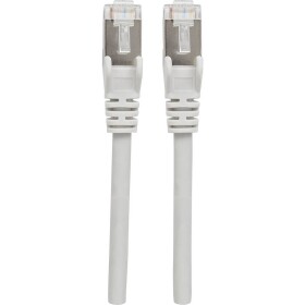 Intellinet 317399 RJ45 síťové kabely, propojovací kabely CAT 6A S/FTP 30.00 m šedá fóliové stínění, stínění pletivem, bez halogenů 1 ks