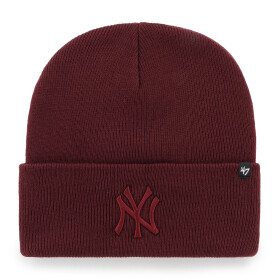47 Brand Pánská zimní čepice New York Yankees MLB Haymaker ’47 CUFF KNIT Dark Maroon