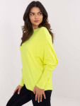Svetr DHJ SW 8862.91 fluo žlutý jedna velikost
