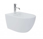 Kielle - Oudee Závěsný bidet, s přepadem, s otvorem pro baterii, bílá 30302000