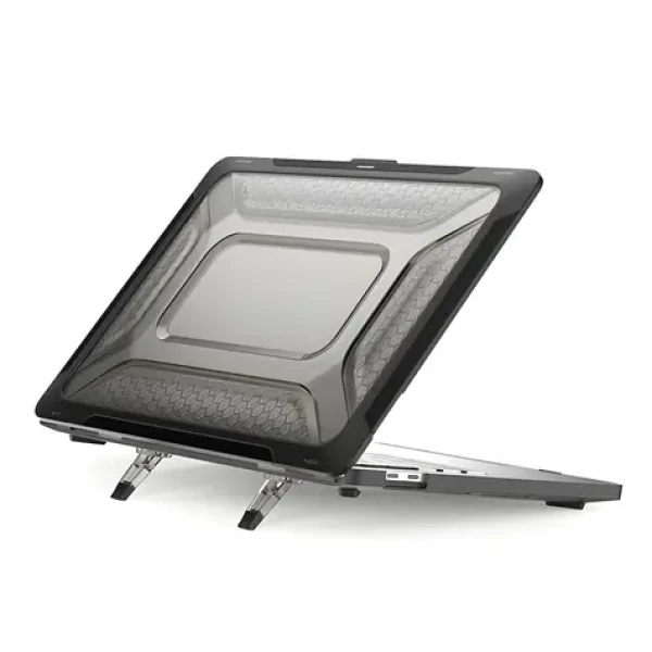 Devia Super Scratch-Proof Hard Jacket matná černá / Kryt pro Apple MacBook Pro 14" (M1/M2/M3/M4) (6938595366635)