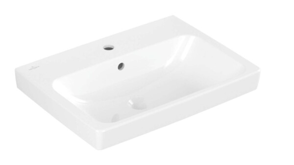VILLEROY & BOCH - Architectura Umyvadlo 60x45 cm, s přepadem, otvor pro baterii, CeramicPlus, alpská bílá 4A8760R1