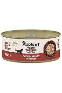 Applaws Dog konz. Toppers Gravy kuře s hovězím 156g
