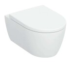 GEBERIT - iCon Závěsné WC se sedátkem SoftClose, TurboFlush, Rimfree, bílá 503.046.00.1