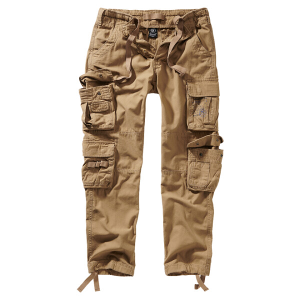 Brandit Kalhoty Pure Slim Fit Trouser béžové 5XL