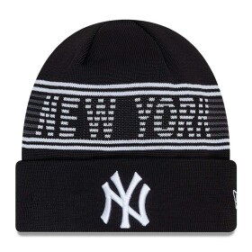New Era Pánská zimní čepice New York Yankees MLB Black Colorway 2024 Clubhouse Beanie