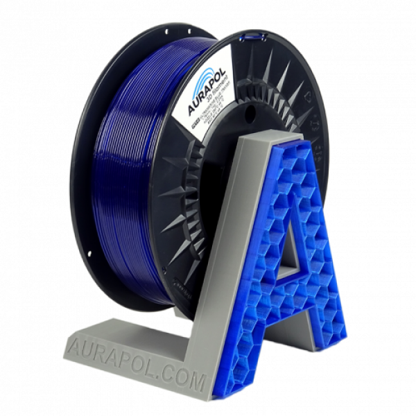 PETG filament Ultramarine modrý transparent 1,75 mm Aurapol 1kg