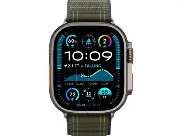 Spigen Fabric Band (hook-and-loop) řemínek pro Apple Watch 49mm/46mm/45mm/44mm zelená (AMP10142)
