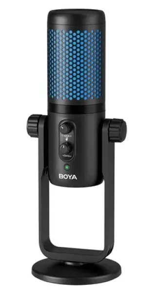 BOYA BY-PM740 černá / Bezdrátový mikrofon / 2.4 GHz / 4 polární charakteristiky / Jack 3.5 mm / USB-A