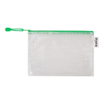 Djois obálka se zipem, A5, PVC síťovina, zelená, 8 ks