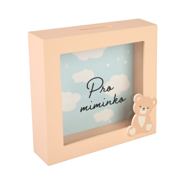 3D pokladnička v rámečku - Miminko - Albi
