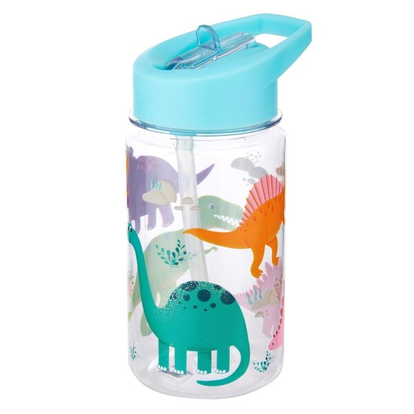 Sass & Belle Roarsome Dinosaurs 400 ml - sass & belle Dětská láhev na vodu Roarsome Dinosaurs 400 ml, modrá barva, multi barva, plast