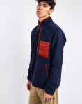 Fjällräven Vardag Pile Fleece M 560-215 Navy-Autumn Leaf S