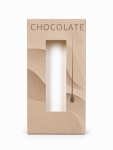 Cake star Krabička na čokoládu s okénkem Chocolate Latte 16,5 × 8,5 × 1,7 cm