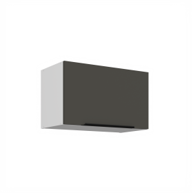 Horní skříňka nad digestoř Aria 60 GU-36 1F Barva korpusu: Bílá, Barva dvířek: GR - Graphite AFM