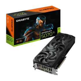 GIGABYTE GeForce RTX 5070 Ti WINDFORCE OC SFF 16GB / 2300MHz / 16GB GDDR7 / 256-bit / 1x HDMI + 3x DP / 750W (16) (GV-N507TWF3OC-16GD)