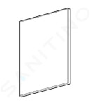 GEBERIT - Selnova Square Boční panel pro asymetrickou vanu, 415 mm, bílá 554.894.01.1