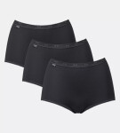 Dámské kalhotky Basic+ Maxi 3P - BLACK - černé 0004 - SLOGGI BLACK 50