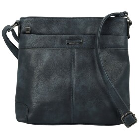 Trendy dámská koženková crossbody kabelka Neira, tmavě modrá