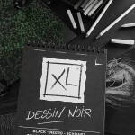 Canson XL Dessin NOIR blok černých papírů A4, 150g, 40 listů, kroužková vazba