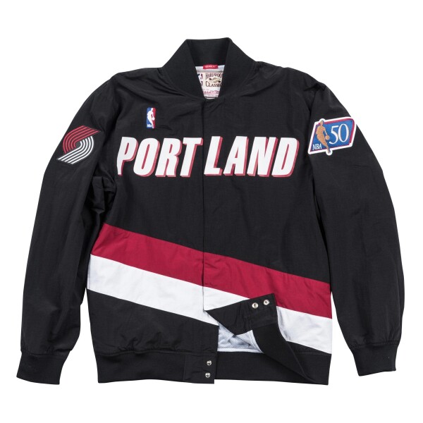 Mitchell & Ness Pánská bunda Portland Trail Blazers NBA 1996-97 Authentic Warm Up Velikost: XL