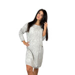 HOSH Mikinové šaty ADORE Velikost: UNI, Barva: Šedá