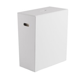 Gedy - LUXURY koš na prádlo 49,5x61,8x29cm, bílá 103702