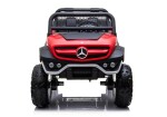 Mamido Dětské elektrické autíčko Mercedes Unimog 4x4 červené