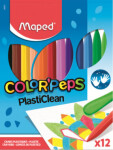 MAPED Trojhranné plastové pastelky Color'Peps PlastiClean 12ks (24241)