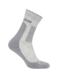 Dámské merino turistické ponožky ICEBREAKER Wmns Hike+ Medium Crew, Blizzard Heather/Alloy velikost: 38-40 (M)