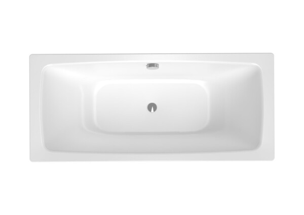 Obdélníková vana SAT Feel 170x75 cm smaltovaná ocel levá i pravá SATVFEEL170DUO SATVFEEL170DUO